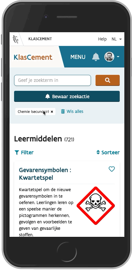 taal van het leermiddel