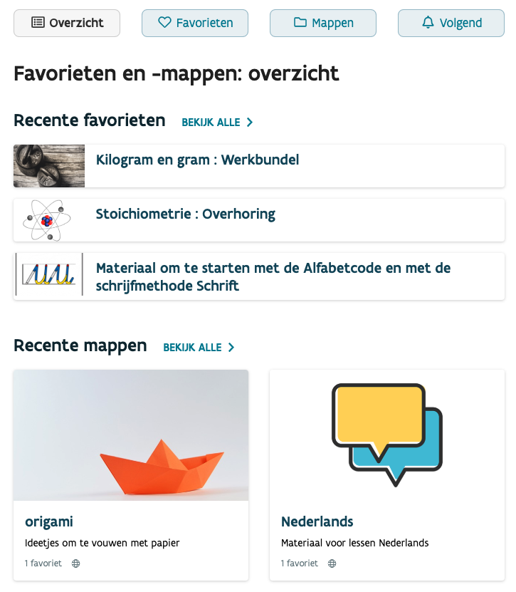 Favorieten - Leermiddelen - KlasCement