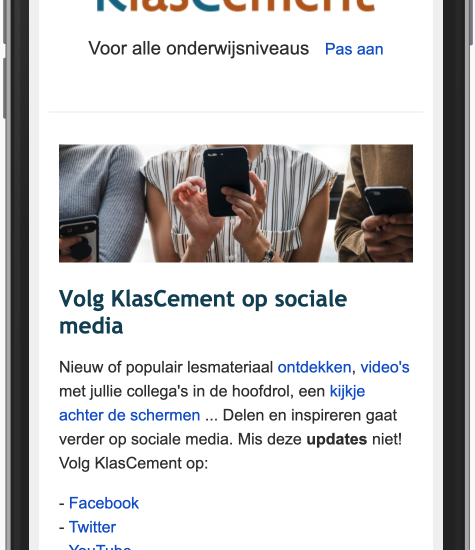 KlasCement Nieuwsbrief