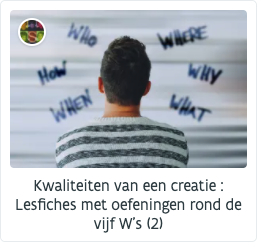 kwaliteiten van een creatie