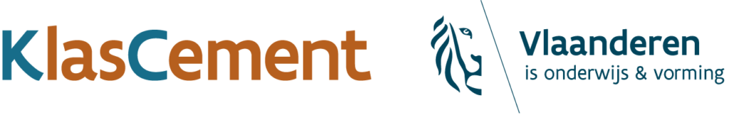 KlasCement logo met Vlaanderen voor schermen
