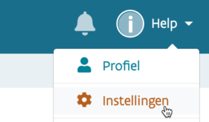 naam - instellingen