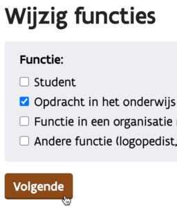opdracht in het onderwijs aangeduid