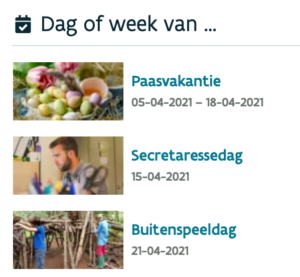 dag of week van